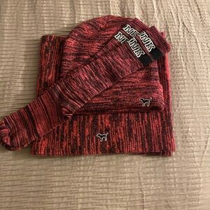 PINK Victoria's Secret Red Knit Set